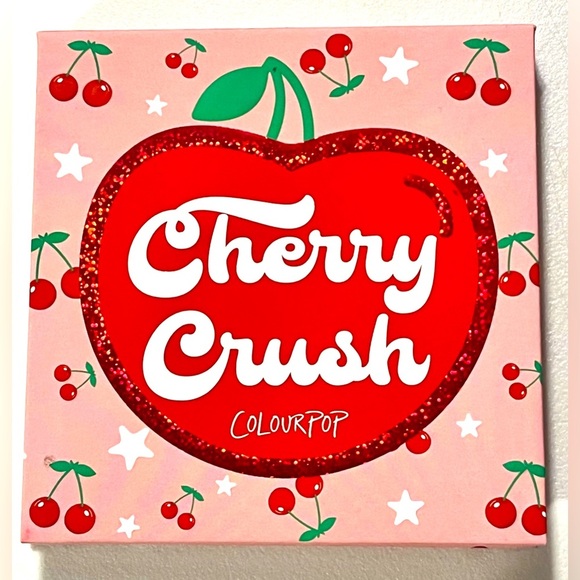 ColourPop Cherry Crush 9 Color Eyeshadow Red Pink Palette - Picture 1 of 6